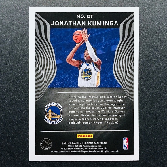 Jonathan Kuminga RC - 2021-22 Panini Illusions #157 - Picture 2 of 2